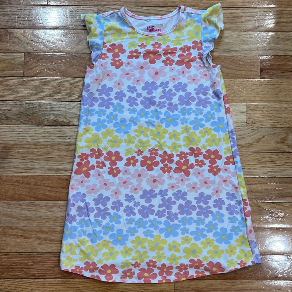 Girls Epic Threads Floral Dress 6X Super Soft